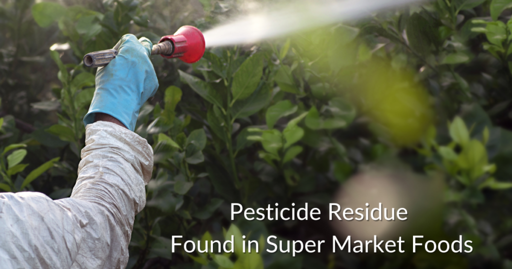 🍓 Pesticide Residue Found in Super Market Foods